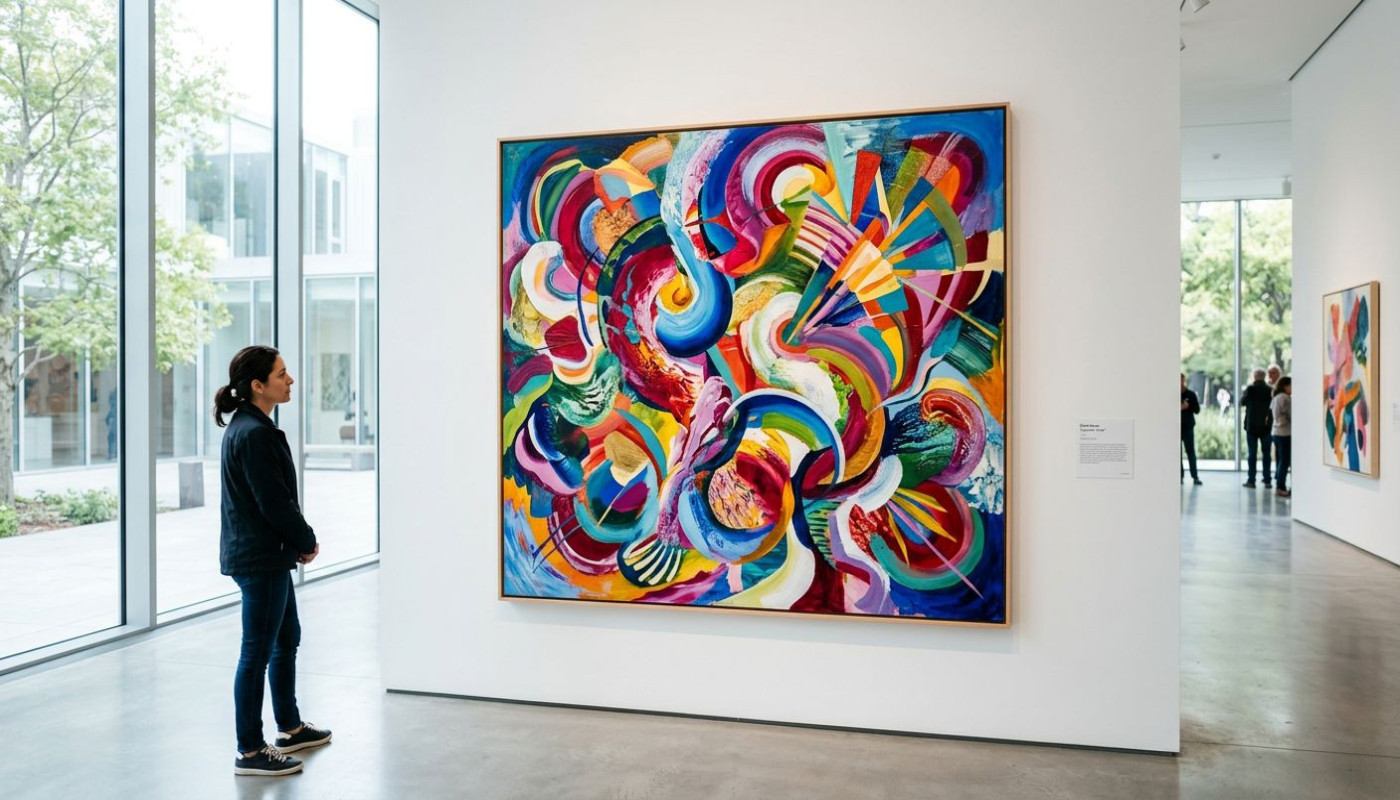 Comment choisir la taille idéale pour votre tableau abstrait ?